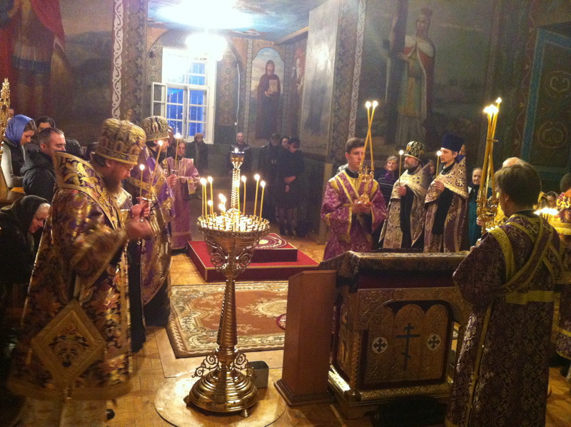 Єпископ Боярський Феодосій звершив всенічне бдіння напередодні Неділі 2-ї Великого посту