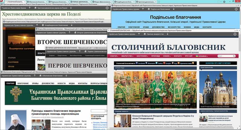 У мережі Інтернет одночасно розпочали роботу сайти п’яти благочинь Північного київського вікаріатства
