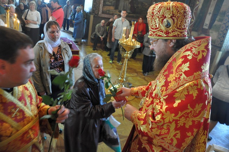 Єпископ Боярський Феодосій звершив Літургію в Неділю 3-ю після Пасхи, святих Жон-мироносиць