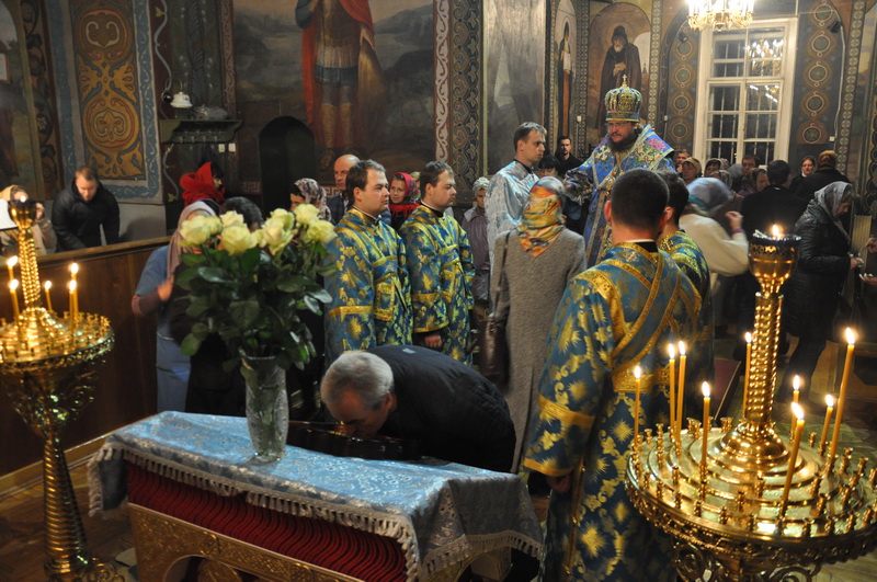 Єпископ Боярський Феодосій звершив всенічне бдіння напередодні свята Покрову Пресвятої Богородиці