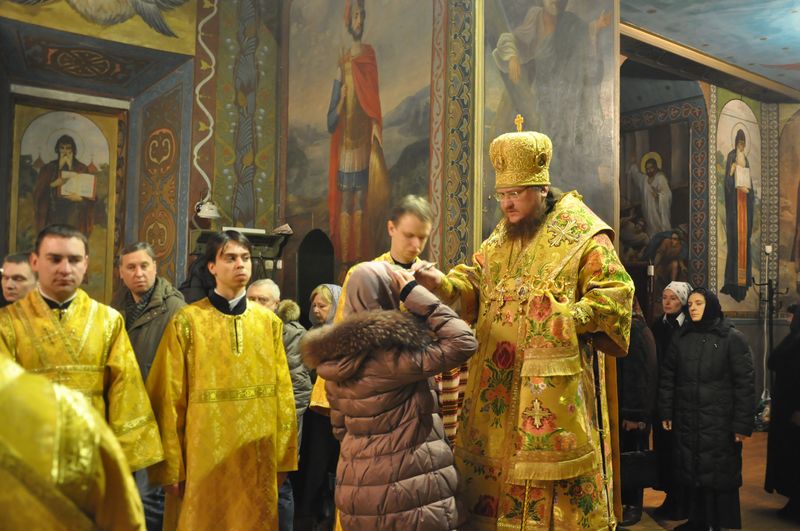 Єпископ Боярський Феодосій звершив всенічне бдіння напередодні Неділі 36-ї після П’ятидесятниці