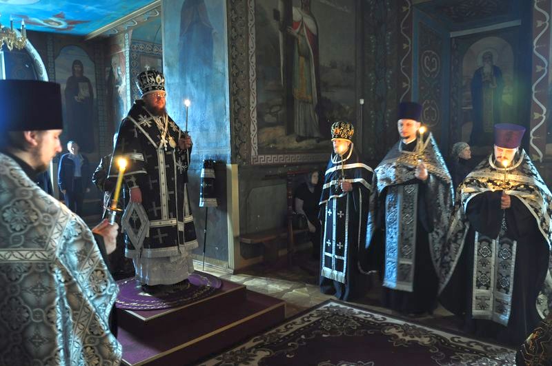 Єпископ Боярський Феодосій очолив утреню з читанням Великого покаянного канону
