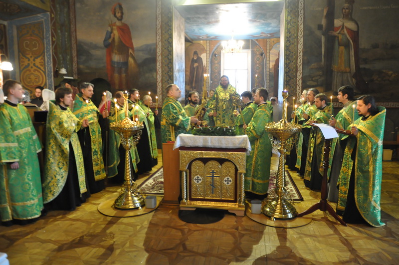 Напередодні дня пам’яті прп.Феодосія Києво-Печерського єпископ Боярський Феодосій звершив богослужіння у нашому храмі