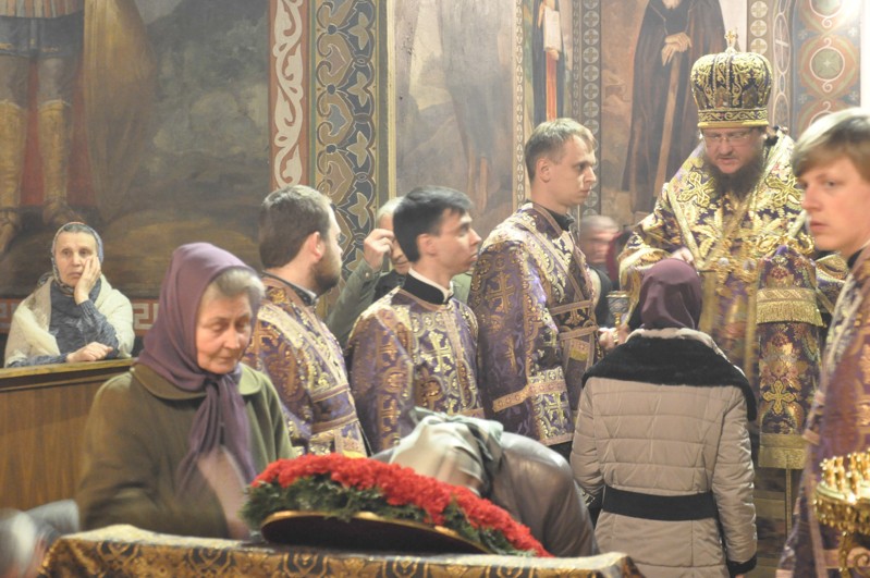 Єпископ Боярський Феодосій звершив всенічне бдіння напередодні Неділі 3-ї Великого посту