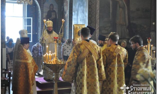 Архієпископ Боярський Феодосій звершив Літургію у Неділю 8-му після П’ятидесятниці